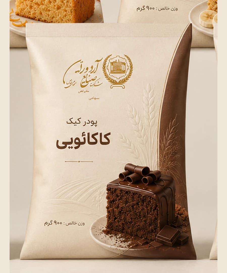 پودر کیک کاکائویی ۹۰۰ گرمی