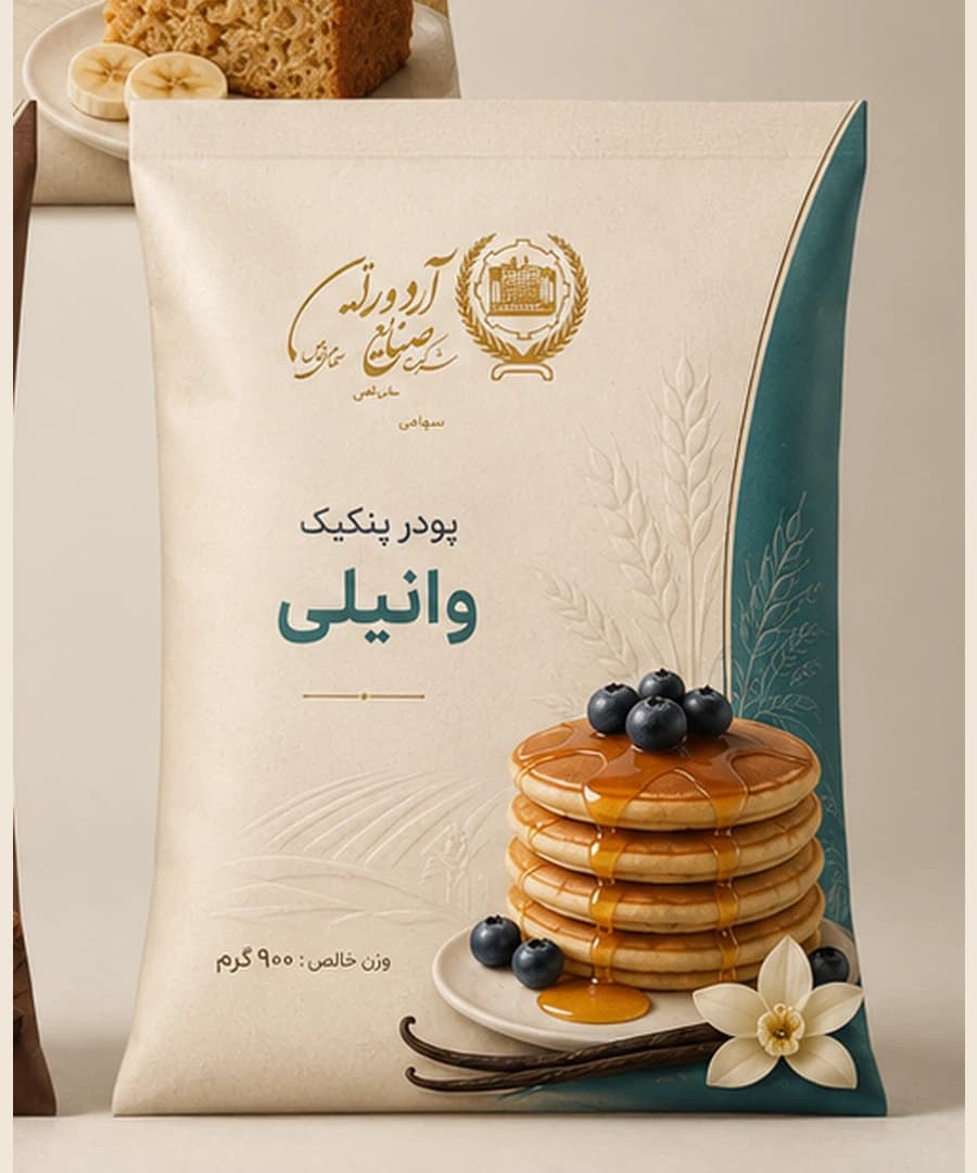 پودر پنکیک وانیلی ۹۰۰ گرمی